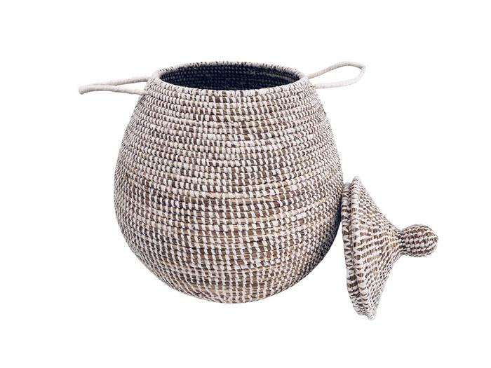 Doum Malikane – Corbeille moyen modèle blanc 2