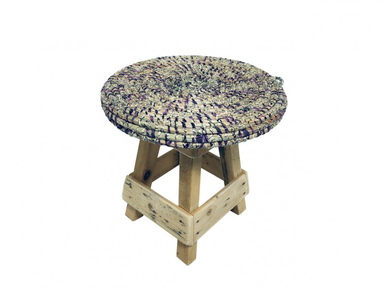 Tooguou Wax – Tabouret petit modèle violet