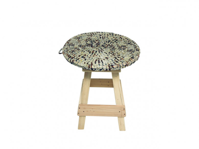 Tooguou Wax – Tabouret petit modèle taupe