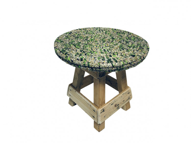 Tooguou Wax – Tabouret moyen modèle vert