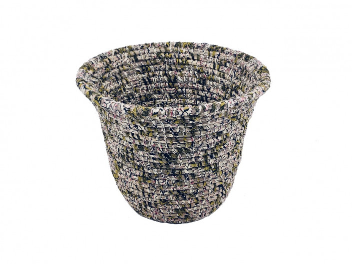 Galou Wax – Poubelle à papier kaki