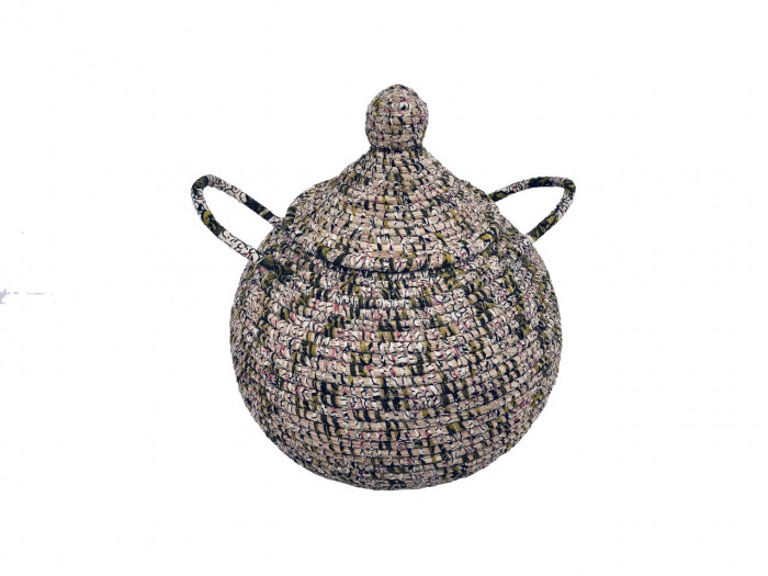 Doum Wax – Corbeille petit modèle kaki 2