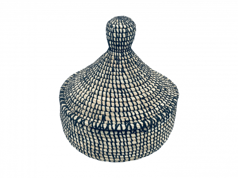 Thiapou Laine – 3 boîtes gigognes noir