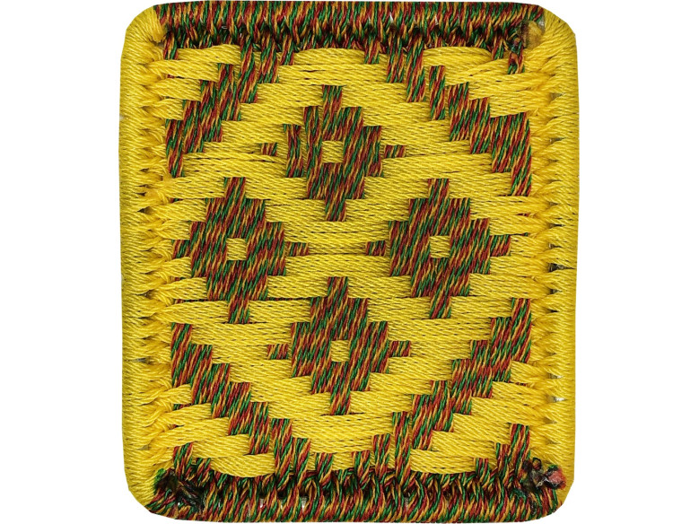 Fauteuil Bismak jaune mix - Corde de pêche
