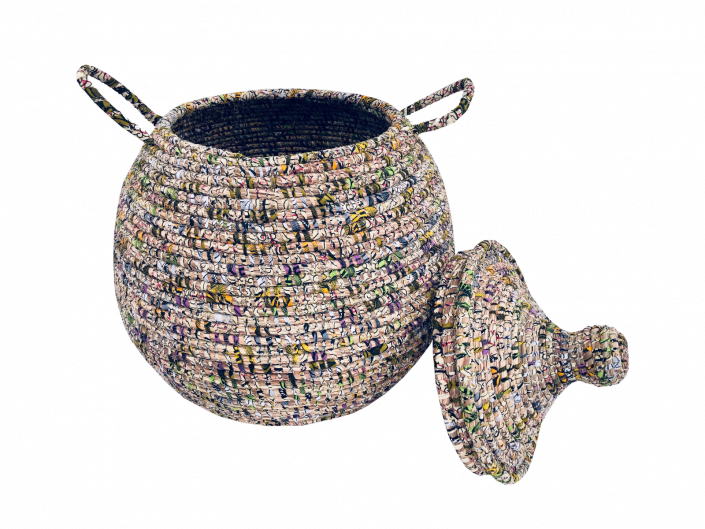 Doum Wax – Corbeille moyen modèle multicolore